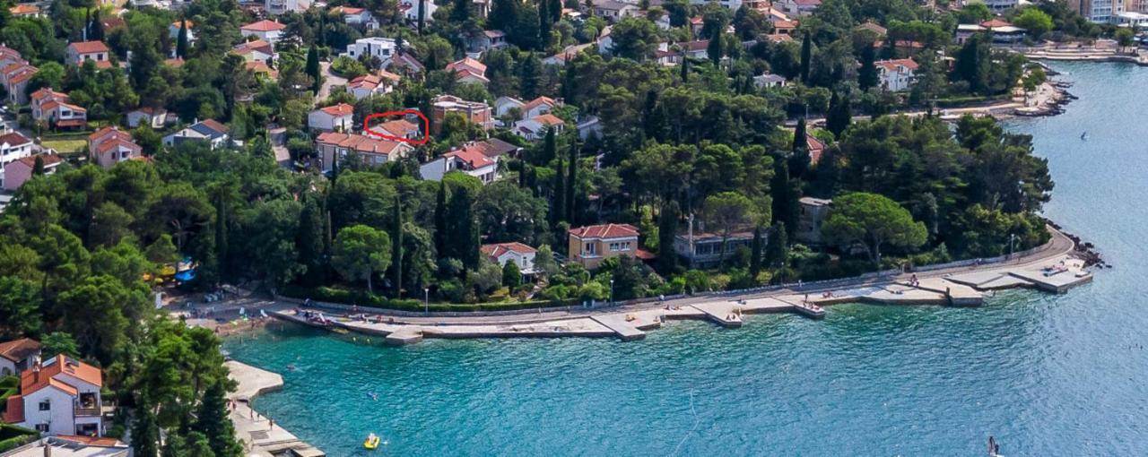 Apartment Aquamarin, Blizu Mora S Pogledom Na More, Za Do 6 Osoba Malinska Esterno foto